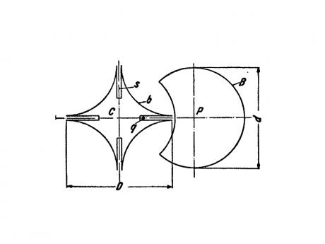 Schematic drawing of Maltese Cross Mechanism