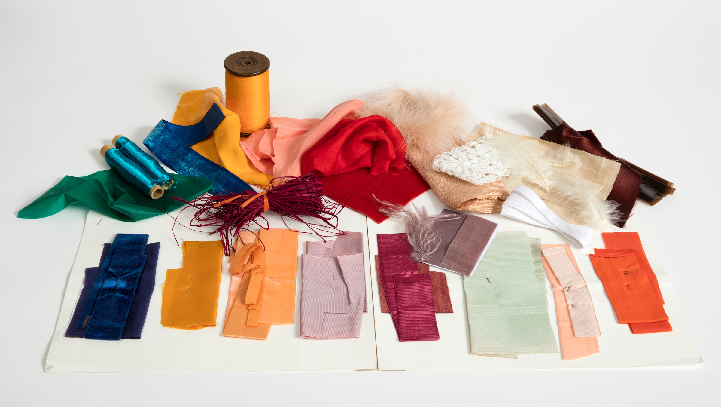 fabric swatches of color