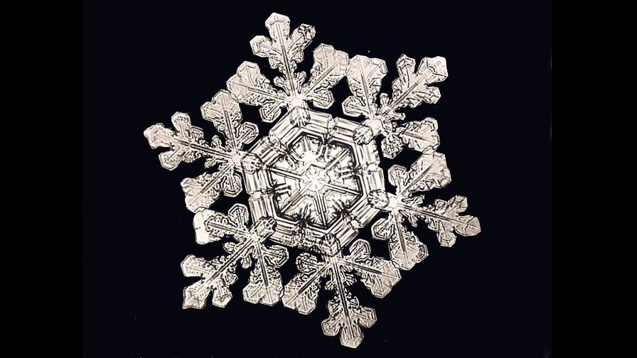 How do you photograph a single snowflake?