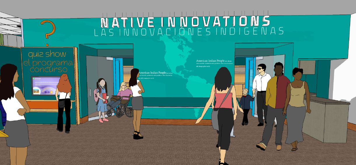 Artists rendering of entry to imagiNATIONS