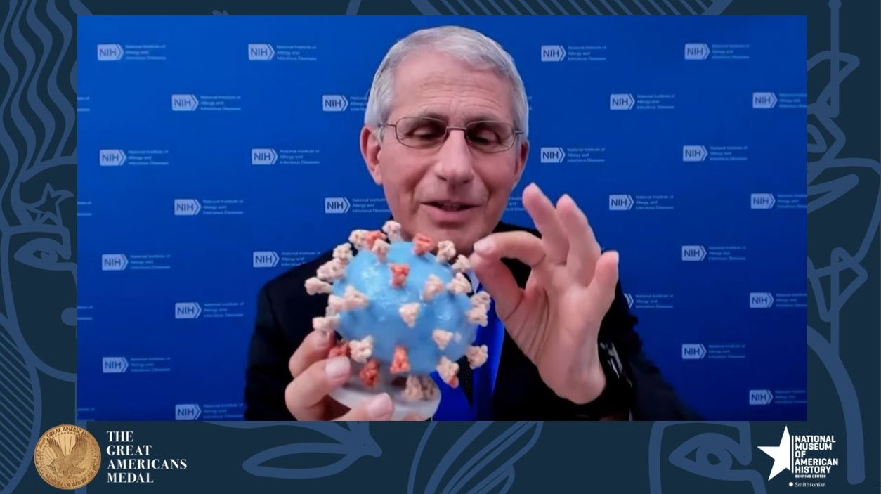 Dr. Anthony S. Fauci Donates Pandemic-Related Object to the Smithsonian |  Smithsonian Institution