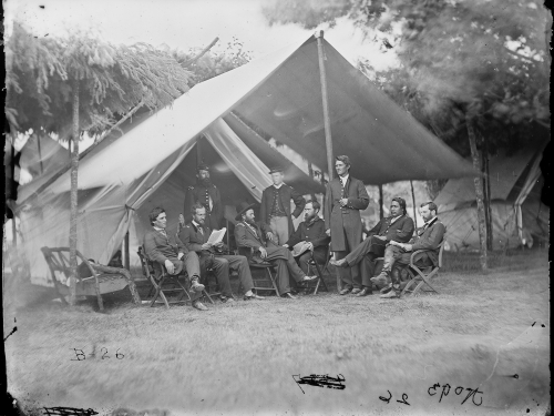 General Ulysses S. Grant and his Staff