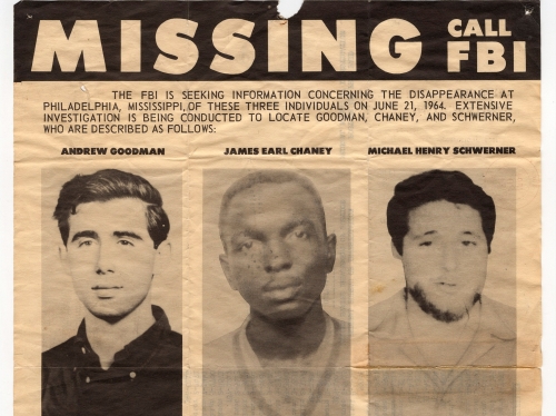 Missing FBI poster.