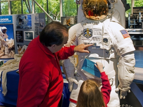 Family activities at Air and Space Museum