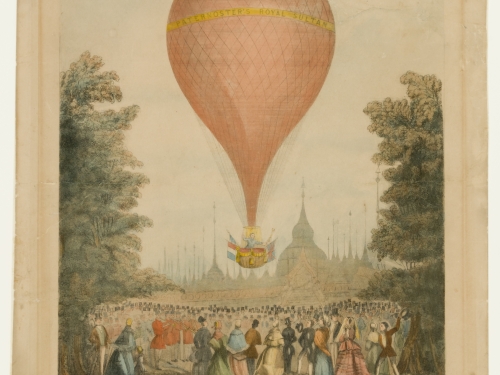 Print of hot air balloon