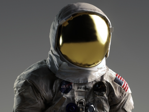 3-D Render of Neil Armstrong’s Apollo 11 Spacesuit