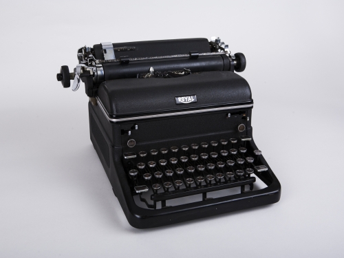 Typewriter owned by Frank Bolden