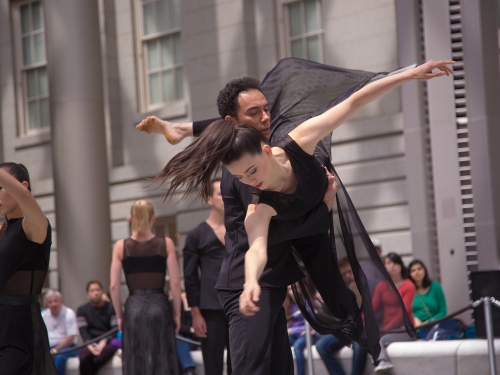 Dancers in performance