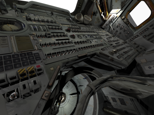 view of module's console