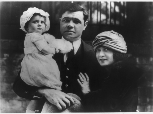 Ruth with wife and daughter