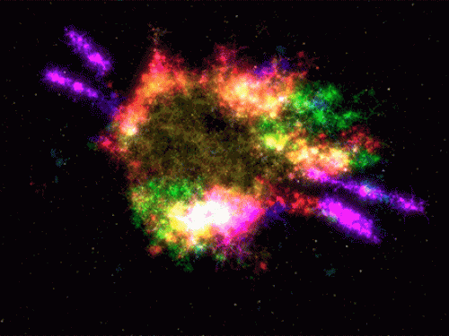 "Journey through an Exploded Star" 3D Interactive Experience