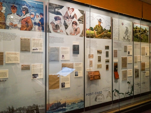 Photo of exhibit gallery wall