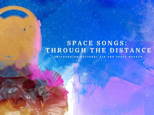 Horizontal poster for Space Songs concert