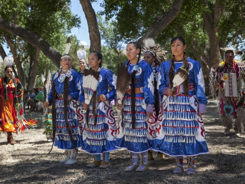 Women in native dress