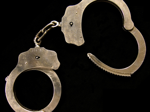 Handcuffs used during arrest of Unabomber Theodore J. Kaczynski