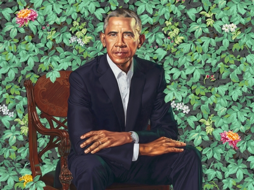 portrait of Barack Obama