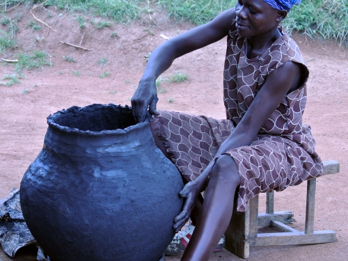 Pottery making in western Kenya