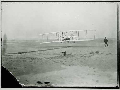 1903 Wright Flyer in Flight