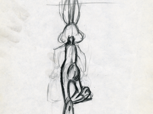 Sketch of Bugs Bunny