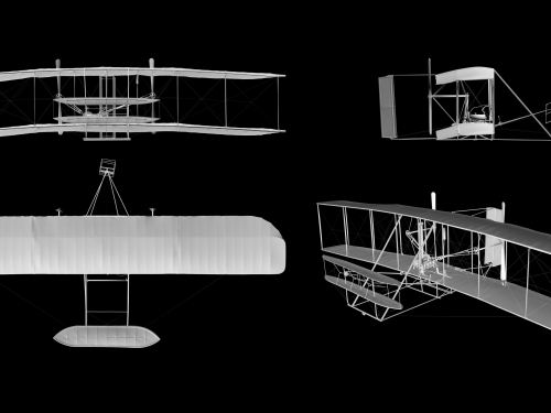 Wright Flyer in 3-D