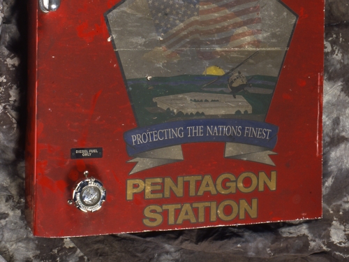 Pentagon fire truck panel