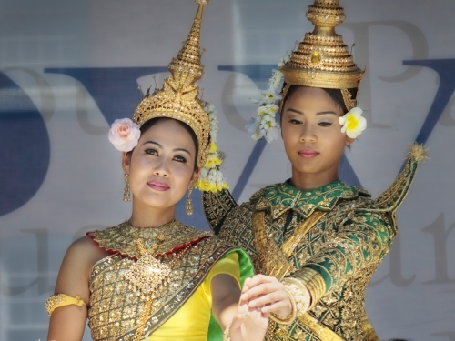 members of the Angkor dance troupe