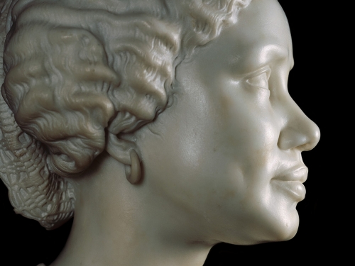 bust of young woman