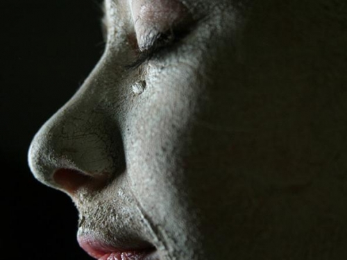 First Annual Teen Portrait Competition Winner - Profile of Woman Crying