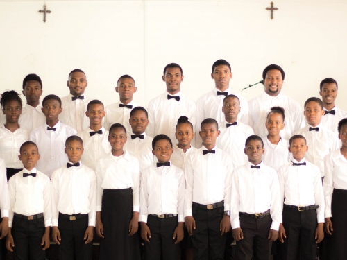Haitian youth choir