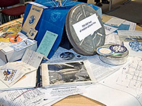 Temporary display of items from the collections, NASM Archives Oct. 2008