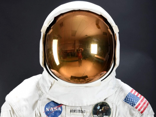  lunar spacesuit worn by Neil Armstrong on Apollo 11 mission