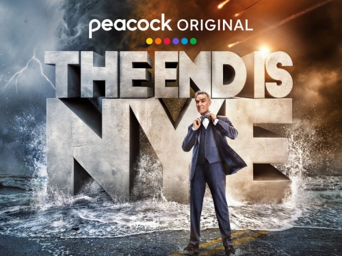 Banner for Peacock series The End is Nye