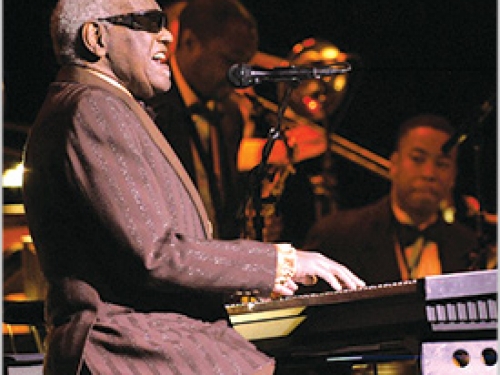 Ray Charles performing at Monterey Pop