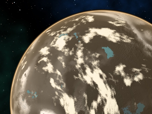 cropped rendering of carbon planet