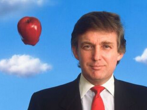 Cropped portrait of Donald Trump