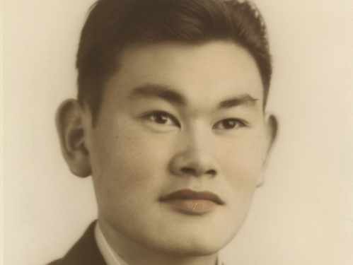 photograph of Korematsu in a suit