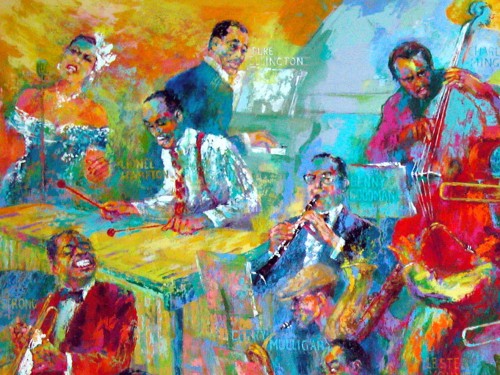 Big Jazz Painting