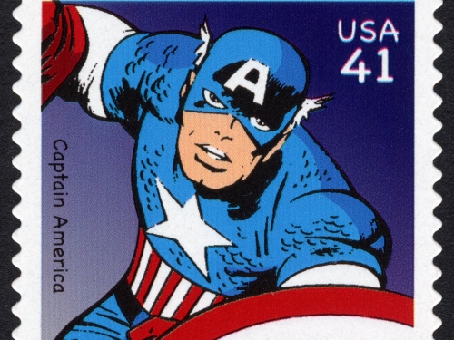Captain America 41 cent stamp