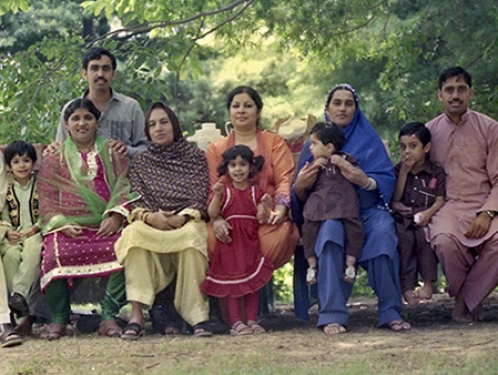 The Rahman family celebrates Eid in 1983. Photo courtesy of Sabir Rahman