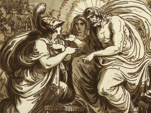 Minerva Asking Jupiter for the Happiness of Ulysses or Minerva Questions Jupiter on the Destiny of Ithaca