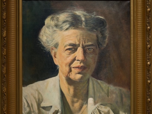 Eleanor Roosevelt by Bernard Frydrysiak.