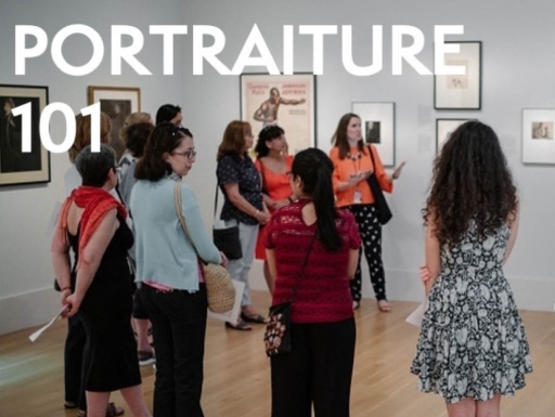 Photo: A group of educators stand in an art gallery. Text: Educator Resource