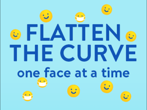 Flatten the Curve one face at a time