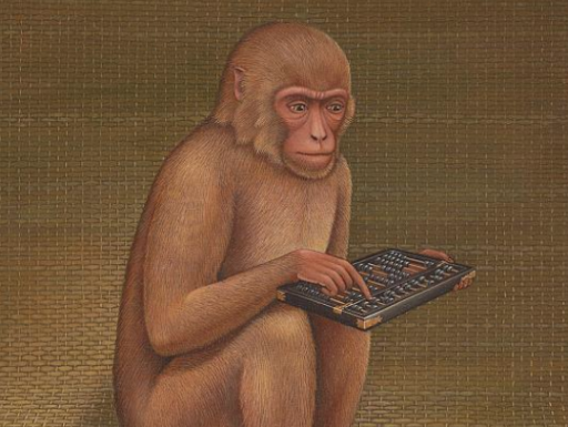 monkey with abacus