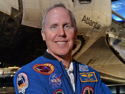 astronaut Tom Jones in flight suit