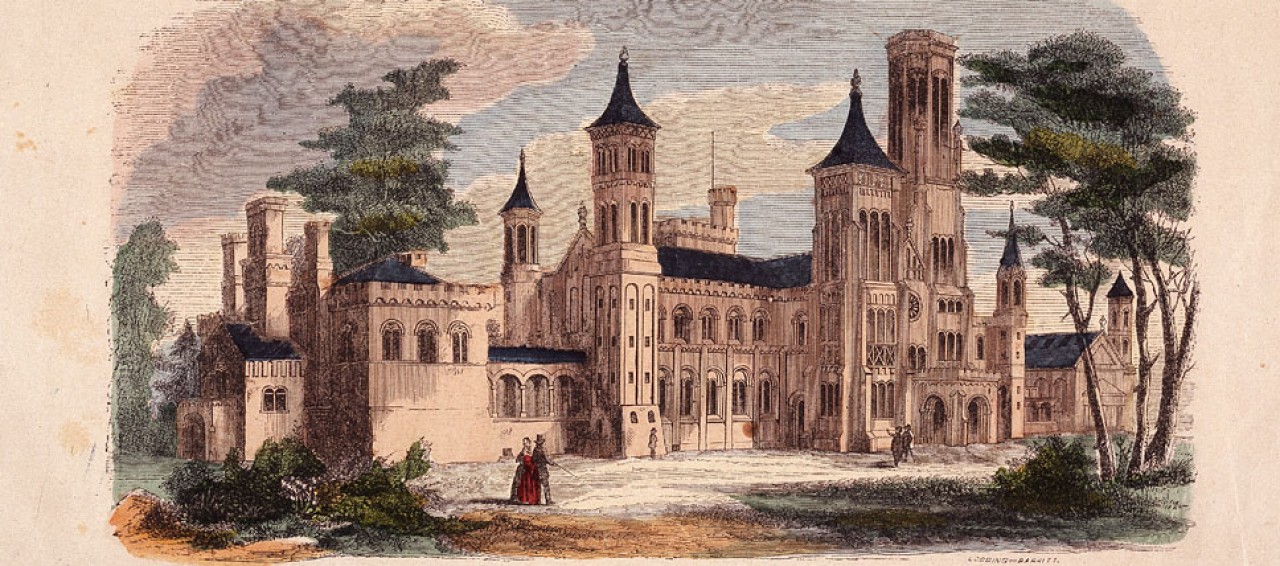 1855 illustration of the Castle