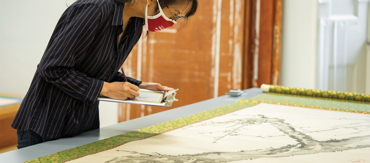 Akiko Niwa’s meticulous process for conserving Japanese artworks in the museum’s collection