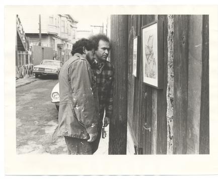 Carlos Loarca and Rupert García in Balmy Alley