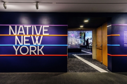Entrance to Native New York exhibit