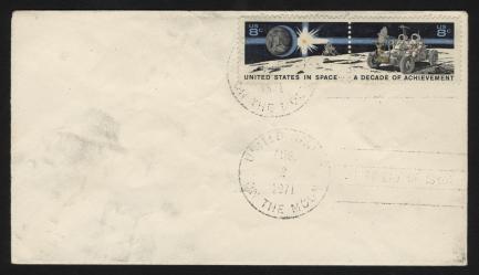 Apollo 15 Lunar Mail cover stamp